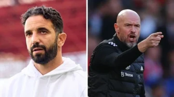 مواجهة قوية.. تين هاج يتفوق على أموريم في سباق قيادة مان يونايتد